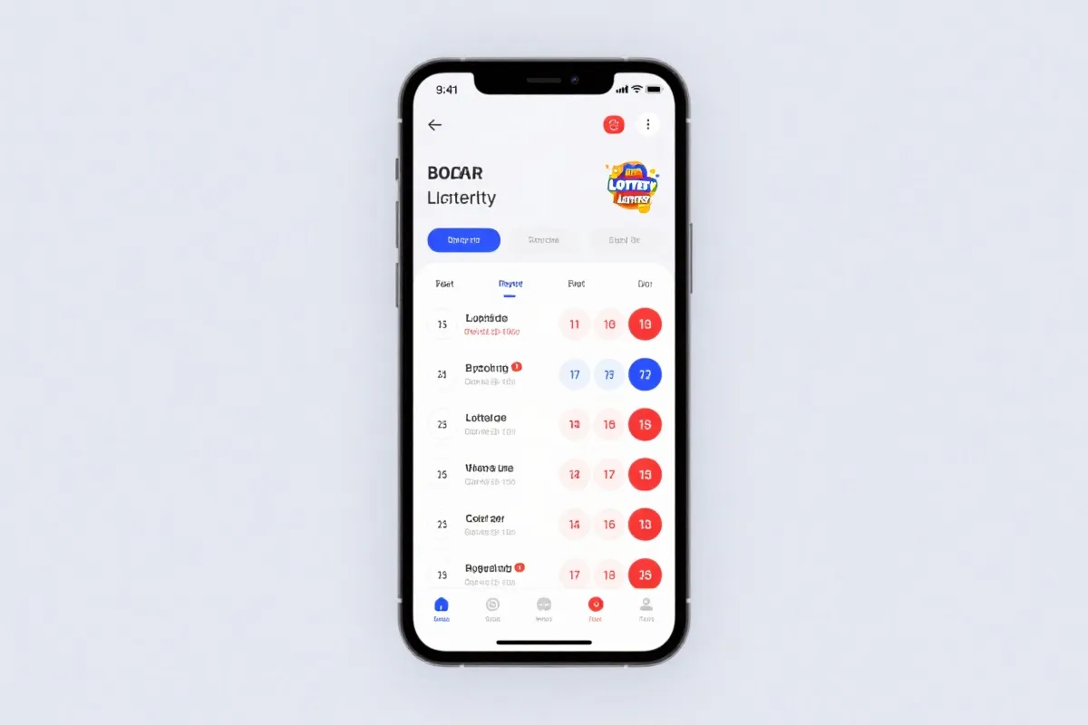 界面预览：开奖列表